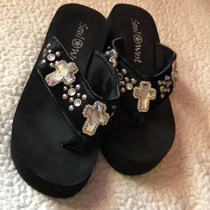 Bejeweled Flip Flops